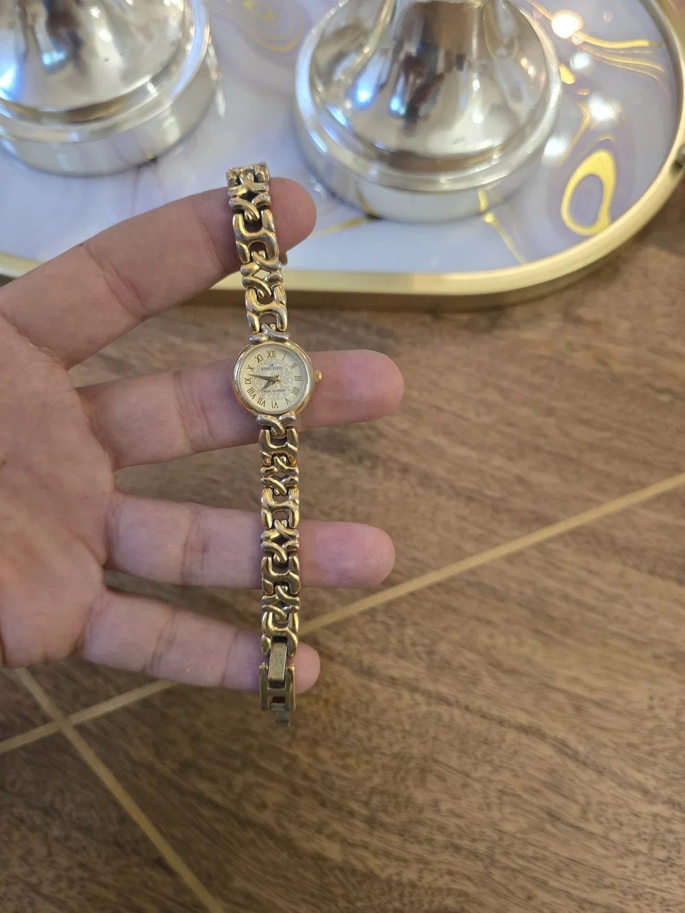 Anne Klein Gold-Tone Women's Bracelet Watch